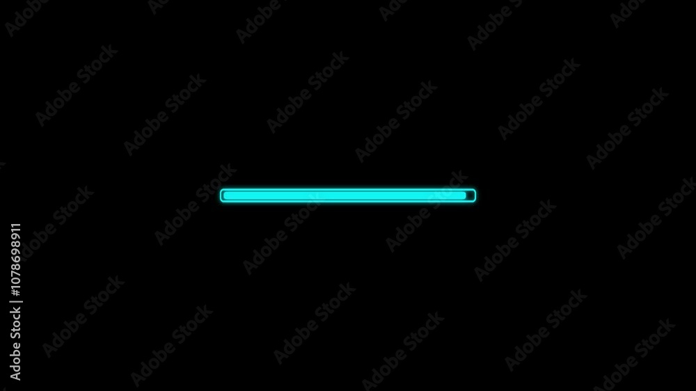 The zoom out look of the loading bar on an animated concept . Loading ...