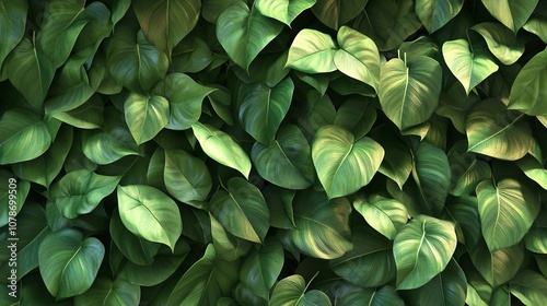 _Tropical_background.Paper_on_top_of_a_foliage_texture_for_c":