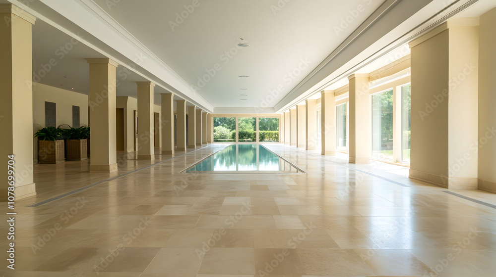 A beautifully designed spa with tranquil surroundings, showcasing serene treatment rooms and relaxation areas. A luxury spa retreat.
A beautifully designed spa with tranquil surroundings, showcasing serene treatment rooms and relaxation areas. A luxury spa retreat.