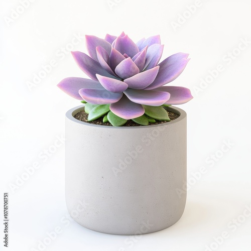 Wallpaper Mural Stunning succulent in a modern concrete pot, showcasing vibrant colors and a unique design, perfect for home decor or gardening. Torontodigital.ca