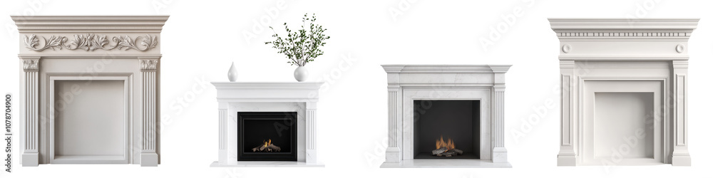 Elegant and refined fireplace mantel decor highlighting the beautiful interior design of a cozy living room The fireplace mantel serves as a focal point featuring tasteful ornaments lighting Elegant and refined fireplace mantel decor highlighting the beautiful interior design of a cozy living room The fireplace mantel serves as a focal point featuring tasteful ornaments lighting