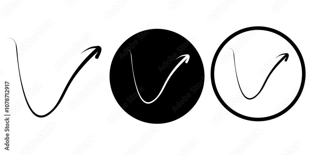 Arrows vectors icon set Arrows vectors icon set