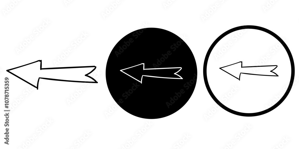 Arrows vectors icon set Arrows vectors icon set