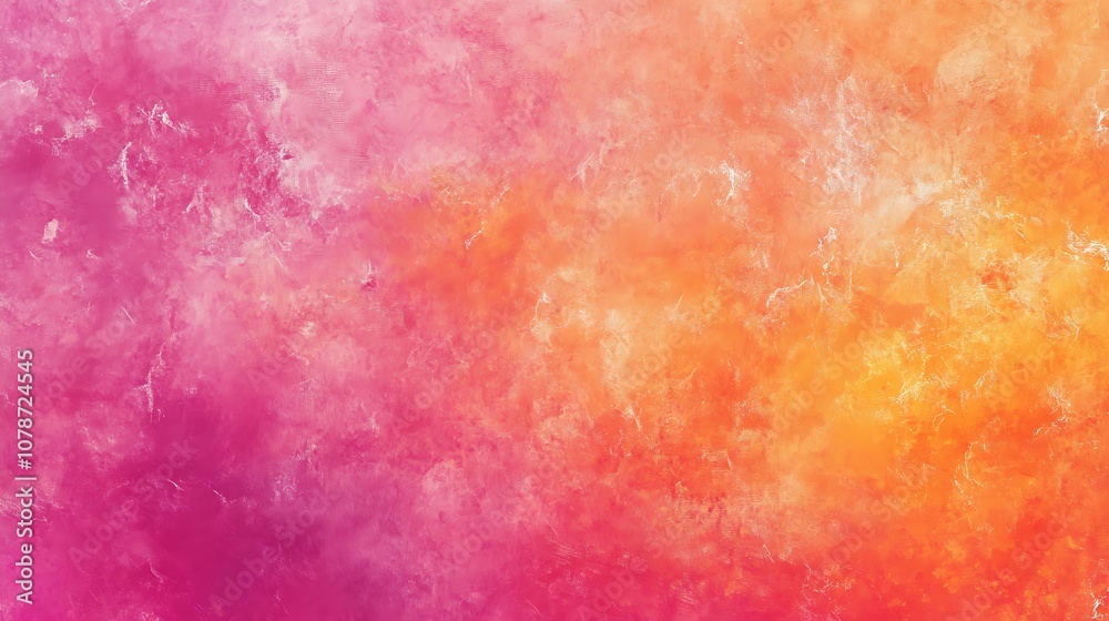 Fototapeta premium Abstract pink and orange gradient with soft blended textures for backgrounds