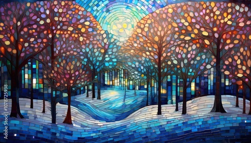 Stoic evergreen, crowned with snow, endures winter's silent, unforgiving test.