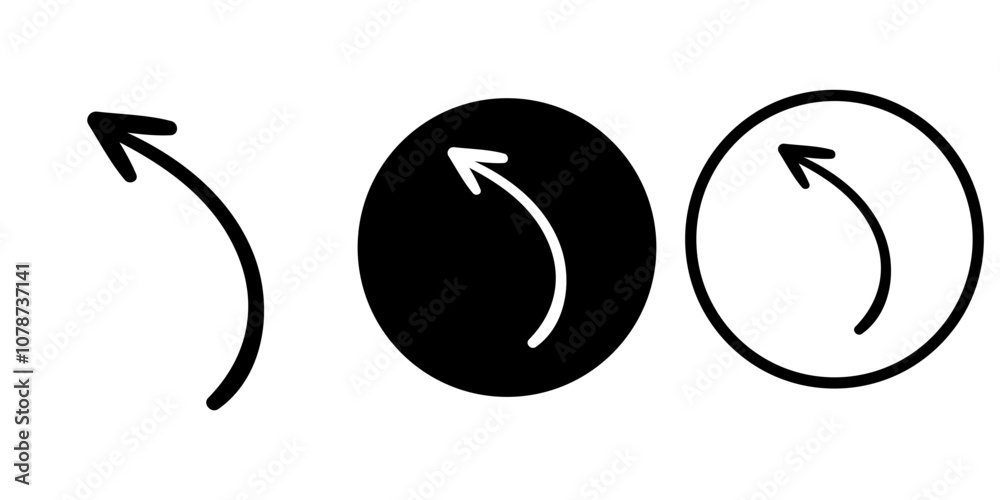 Arrows vectors icon set Arrows vectors icon set