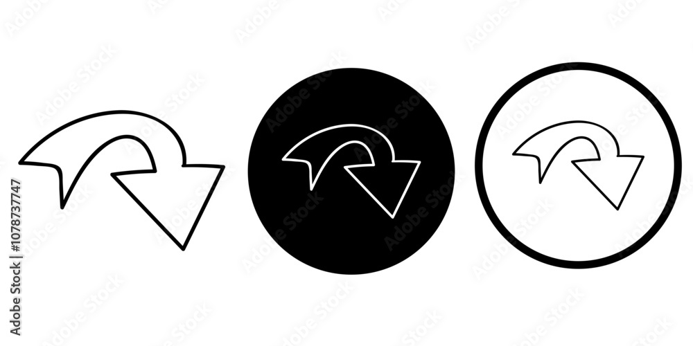Arrows vectors icon set Arrows vectors icon set