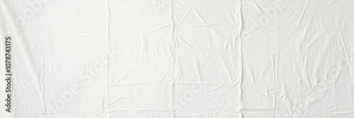 Vintage white cloth with subtle wrinkles creating a seamless background, cloth, vintage, elegant