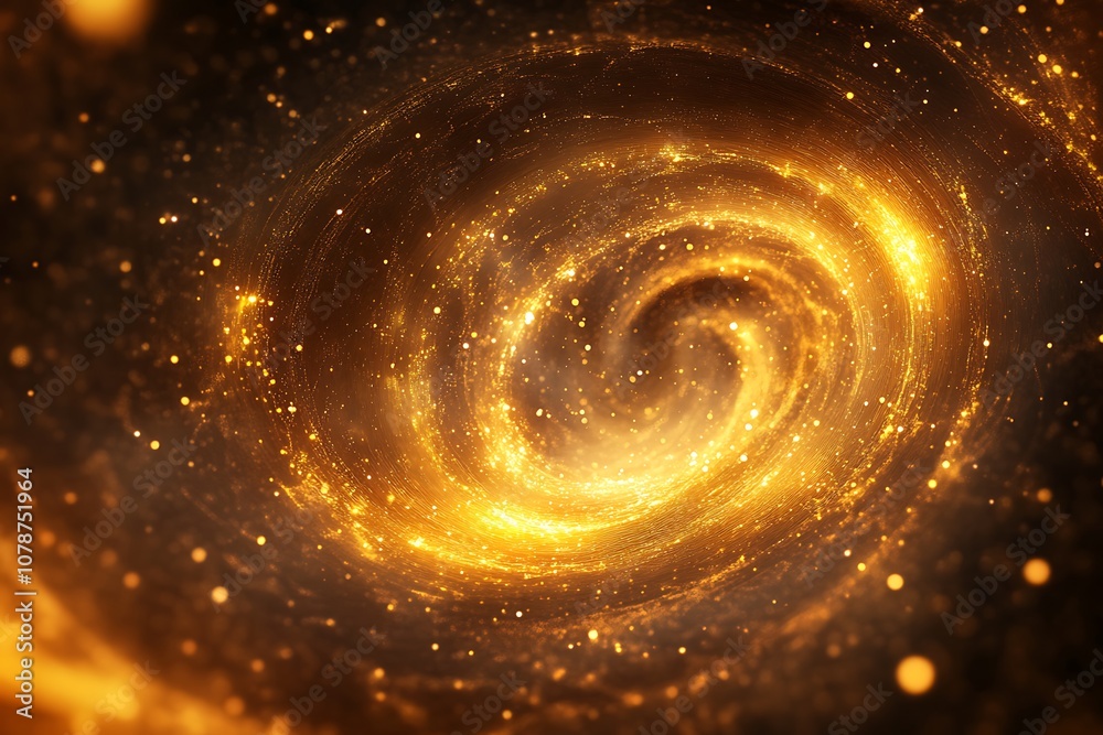 Abstract digital glowing particles swirling Abstract digital glowing particles swirling