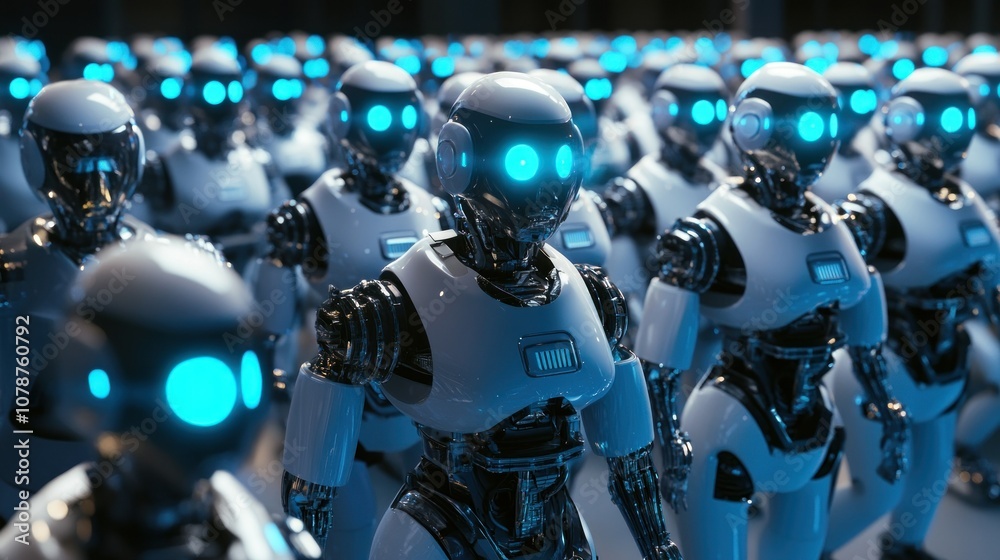 Fototapeta premium Army of Robots