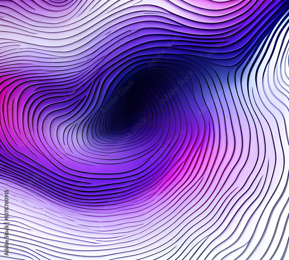 Vibrant abstract waves in purple color, modern design poster background, Generative AI Vibrant abstract waves in purple color, modern design poster background, Generative AI