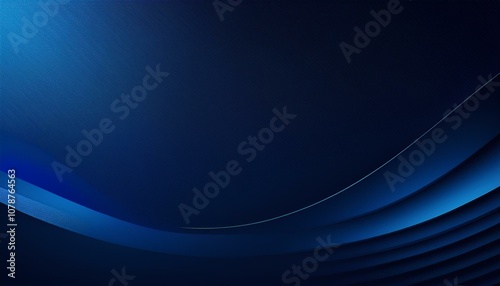 モダンで抽象的なグラデーションのネイビーブルーの背景画像（Modern abstract gradient navy blue background image）
