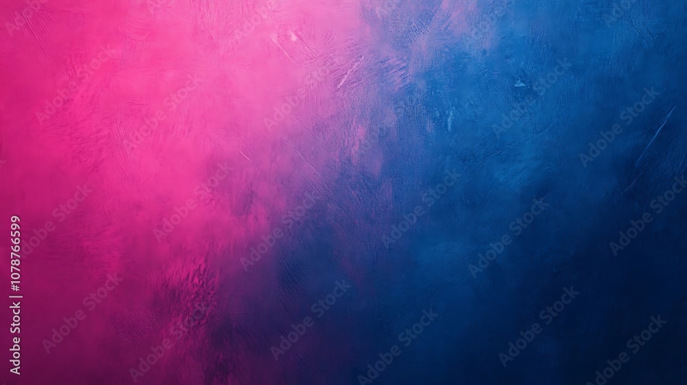 Obraz premium Abstract deep blue and pink gradient texture for vibrant background designs