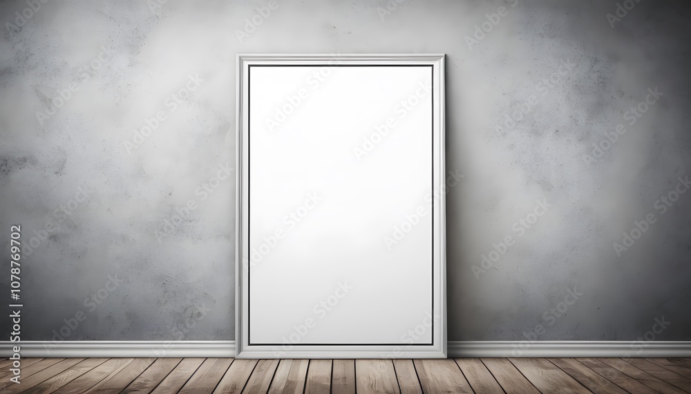 A Beautiful Empty Poster Background Ideal for Various Creative Projects and Presentations.