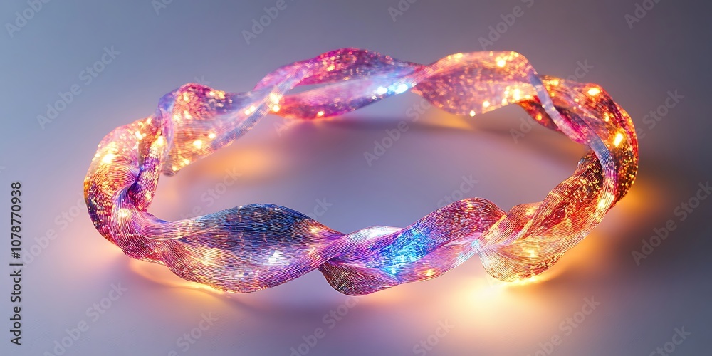 Gentle swirl of colorful light Gentle swirl of colorful light