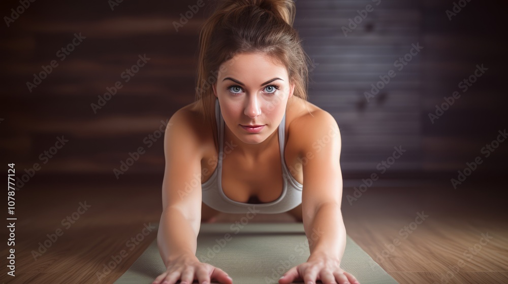 Beauty in Motion: Mesmerizing Close-up of an Attractive Girl Mastering a Yoga Posture in Stunning 16:9 Format Beauty in Motion: Mesmerizing Close-up of an Attractive Girl Mastering a Yoga Posture in Stunning 16:9 Format