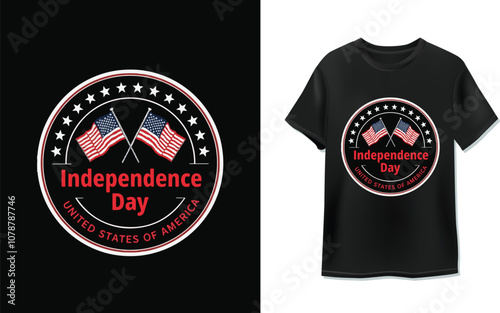 Create a powerful and patriotic t-shirt design honoring those who serve. The design should feature a soldier standing proudly in front of an American flag, holding a rifle. Use bold typography and a v