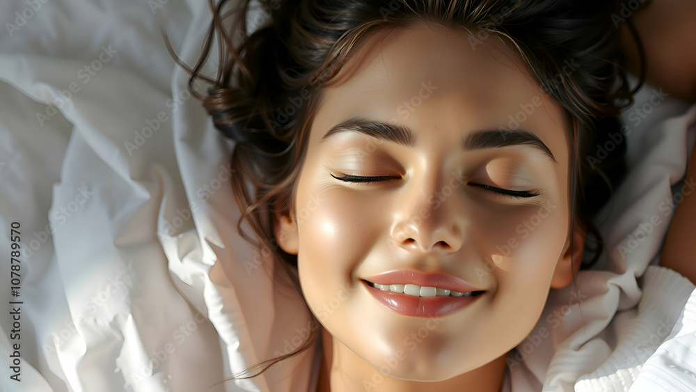 Woman's face during an orgasm in bed. Women's pleasure. A beautiful female with soft skin is enjoying and feels good. Woman's face during an orgasm in bed. Women's pleasure. A beautiful female with soft skin is enjoying and feels good.