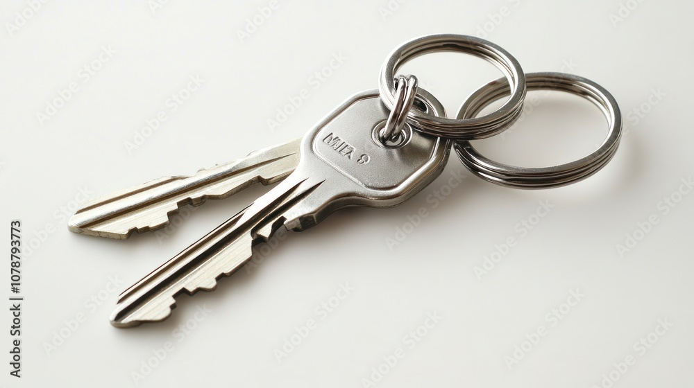 Closeup of Keys on a Key Ring Closeup of Keys on a Key Ring