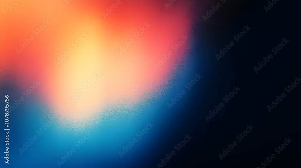 Fototapeta premium Abstract Blurred Gradient Background with Red, Yellow, and Blue Color Scheme