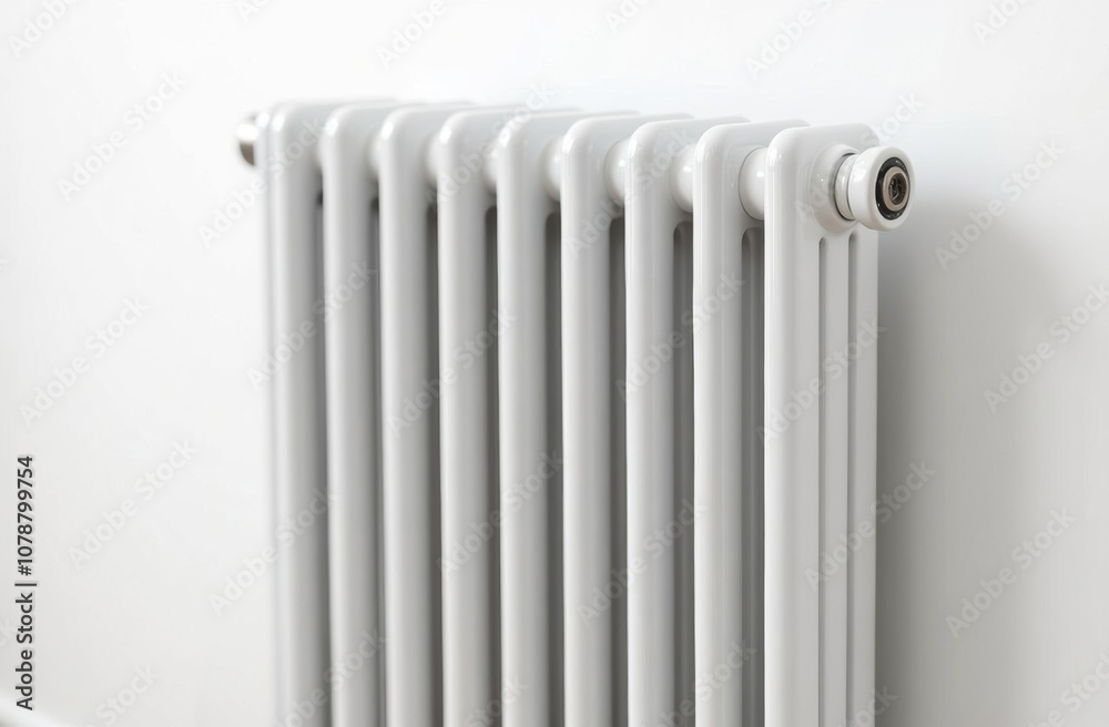 white water heating radiator on white background white water heating radiator on white background