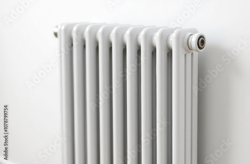 Wallpaper Mural white water heating radiator on white background Torontodigital.ca