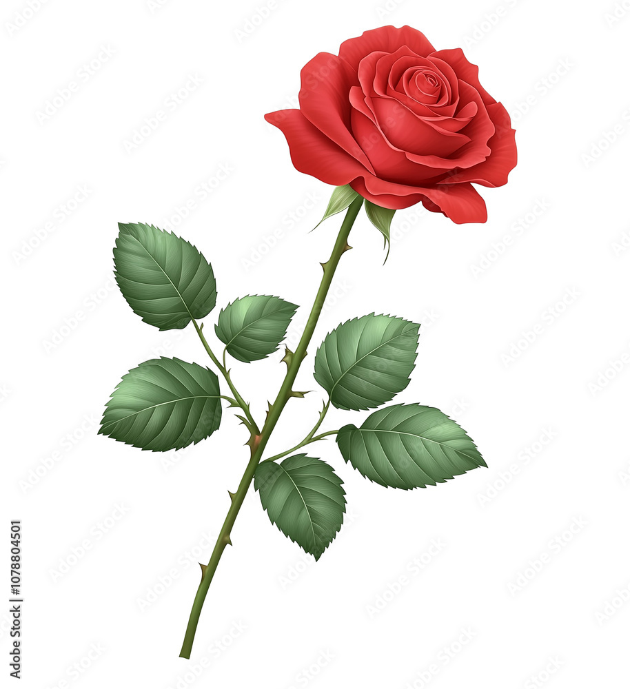 Red Rose isolated on transparent background Red Rose isolated on transparent background