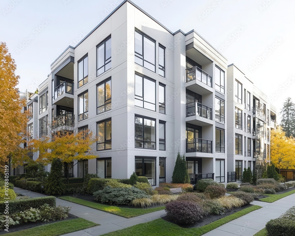 Luxury Apartment Complex in Modern Vancouver Buildings with Garden and Home Feel Luxury Apartment Complex in Modern Vancouver Buildings with Garden and Home Feel
