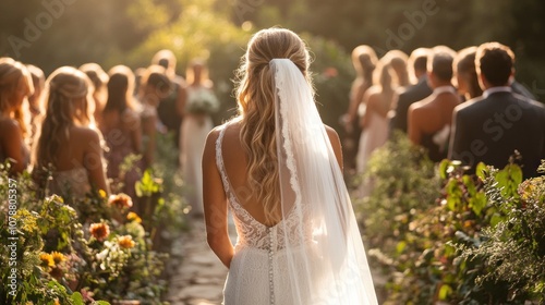 Bride Walking Down the Aisle