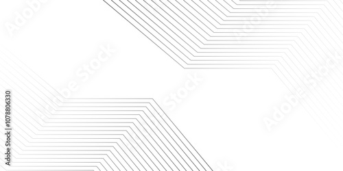 Abstract white and gray color geometric dynamic lines pattern transparent background design.