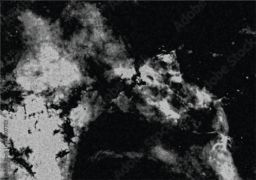 Solar Fire, in an abstract experimental accent style. Vector illustration in grainy vintage grunge texture