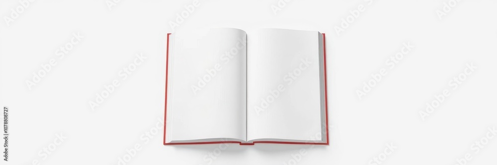 A blank book cover mockup isolated on white background, book, presentation, creative A blank book cover mockup isolated on white background, book, presentation, creative