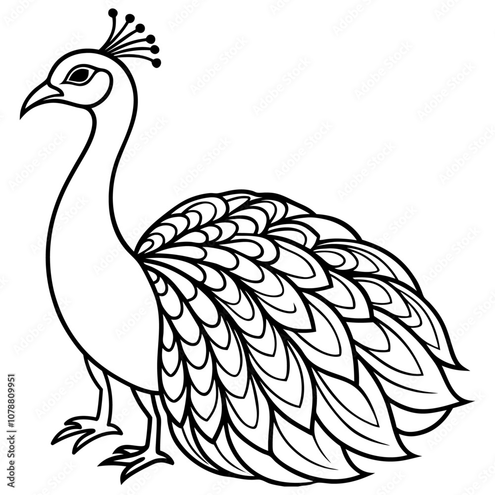 Peacock coloring pages Peacock coloring pages