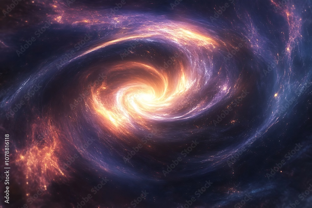 Abstract swirling motion of light Abstract swirling motion of light