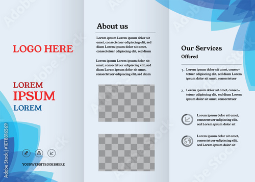 Bilingual Corporate Bi-fold Brochure Design