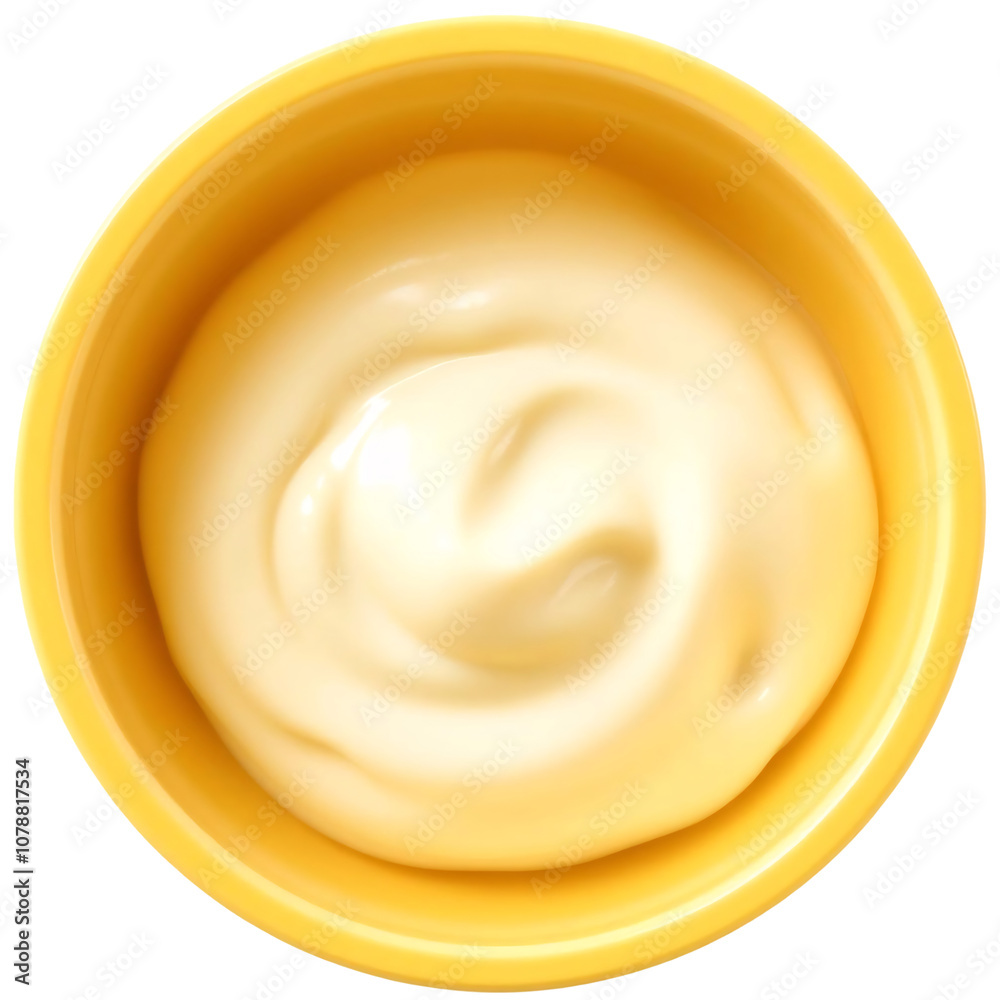 Bowl of Creamy Yellow Sauce Bowl of Creamy Yellow Sauce