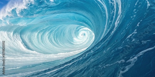 Abstract blue background with swirling shapes, visual appeal, abstract design, tranquility, gentle movement, relaxation