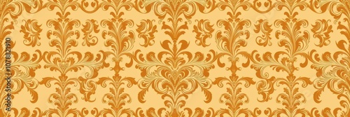 Elegant and intricate damask seamless pattern in vector format, royal, ornate, vintage