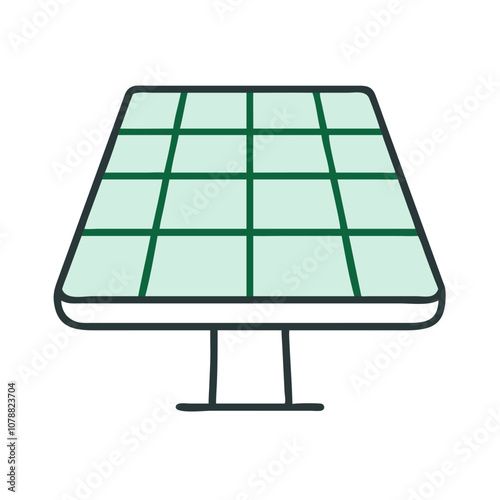 Solar panel, energy producing, demonstrating green technology