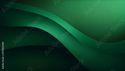 モダンで抽象的なグラデーションの緑色の背景画像（Modern abstract gradient green background image）
