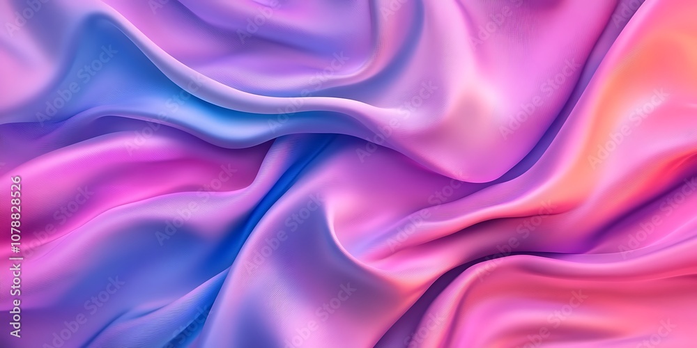 Obraz premium Abstract smooth fabric texture with folds