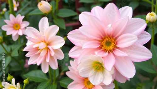 Beautiful Pastel Shade Flowers