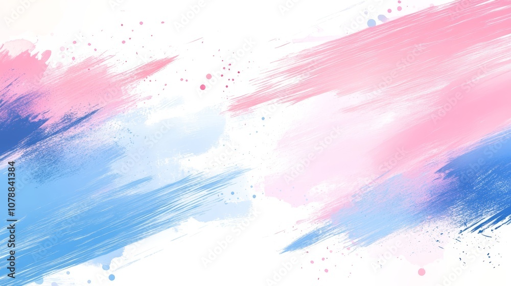 Abstract pink and blue paint stroke background, a vibrant modern design for creative projects Abstract pink and blue paint stroke background, a vibrant modern design for creative projects