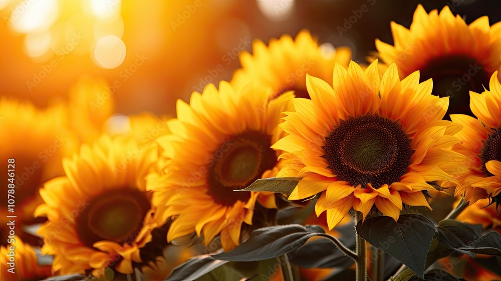 Beautiful sunflowers for all the photos