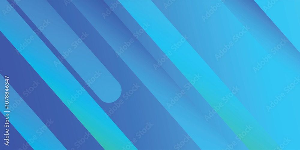 Obraz premium Abstract blue background with diagonal lines. Dynamic shapes composition. vector eps 10