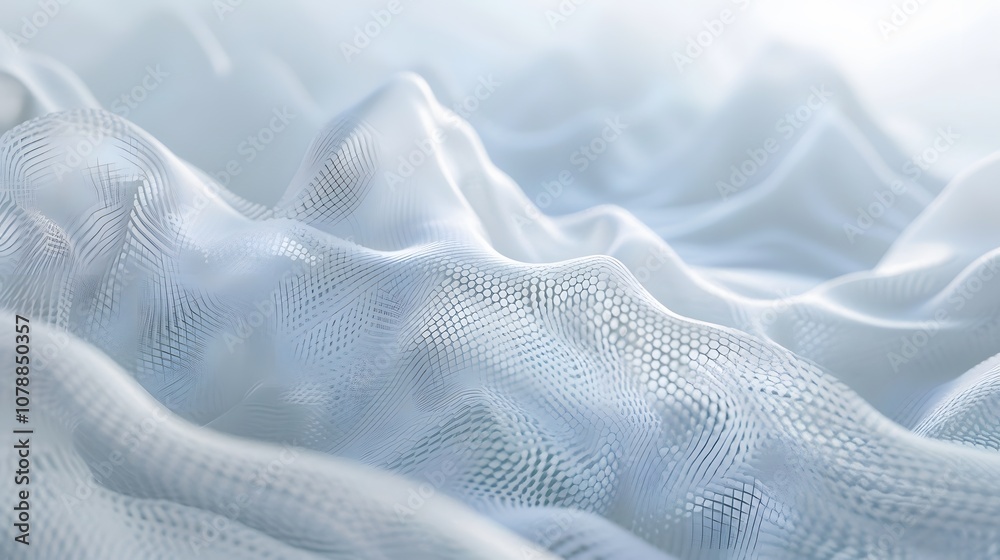 Minimal rendering lace gently swaying the bree bfefdad generated illustration