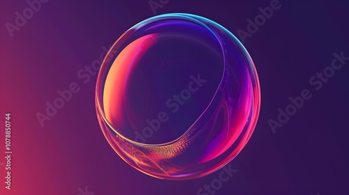 Portrayal floating soap bubble just before dec edeba generated illustration