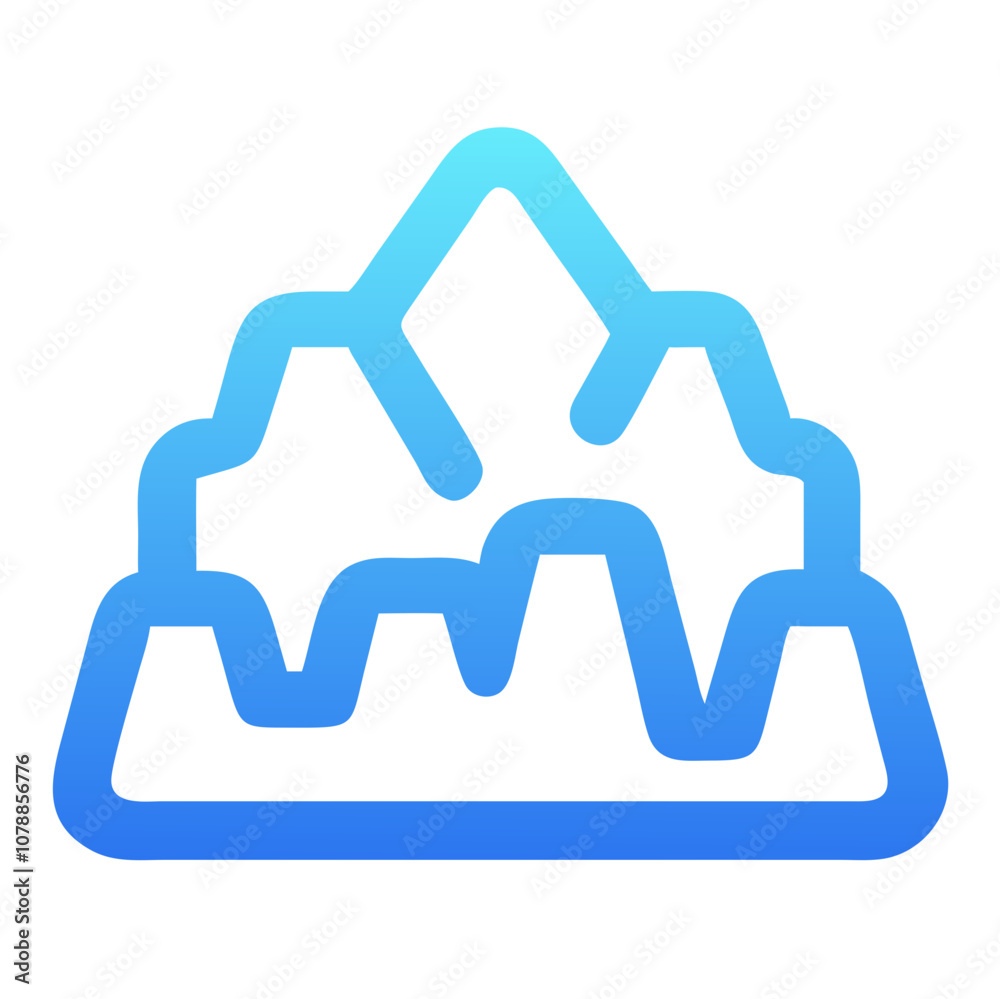 Vector blue ice sculptures icon for winter art and decorative designs
Vector blue ice sculptures icon for winter art and decorative designs
