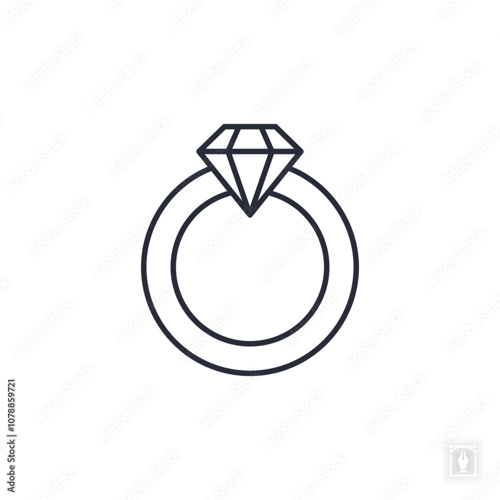 Diamond ring icon. Diamond ring Symbol sign for mobile concept and web design. Vector icon, Logo illustration, Vector graphics Diamond ring icon. Diamond ring Symbol sign for mobile concept and web design. Vector icon, Logo illustration, Vector graphics