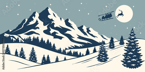 Christmas background full of gifts